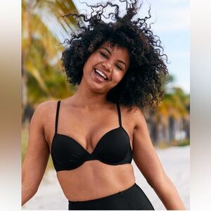 Aerie OG Lightly Lined Underwire Bikini Top; Size 34B